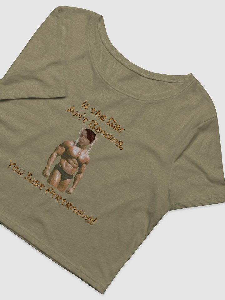 If The Bar Ain't Bending Graphic Crop Top product image (7)