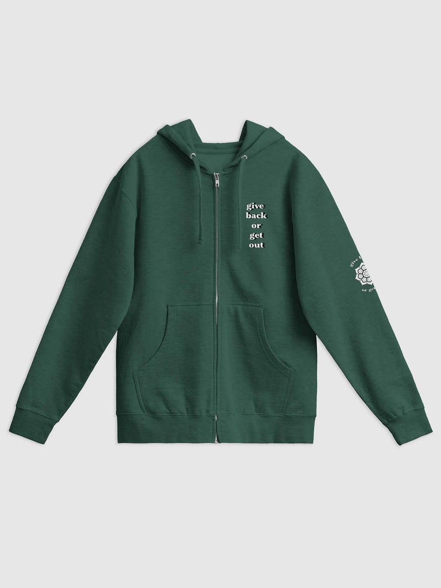 Walking Gardens zip hoodie 2 product image (1)