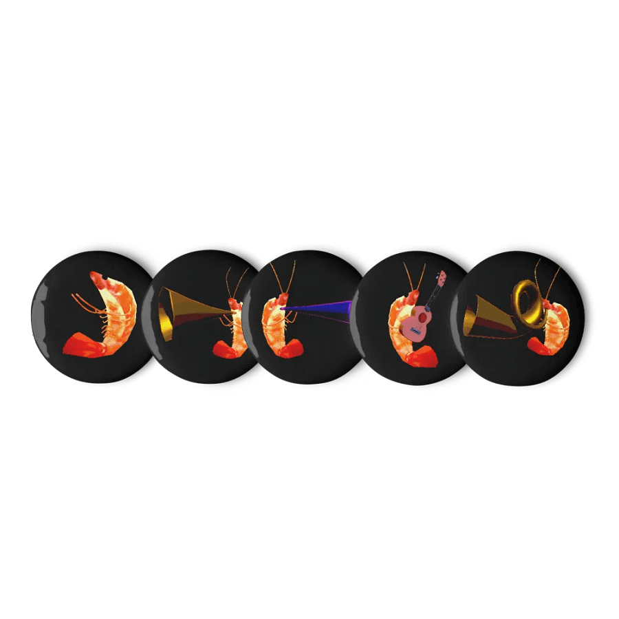 Shrimp Button Pins product image (1)