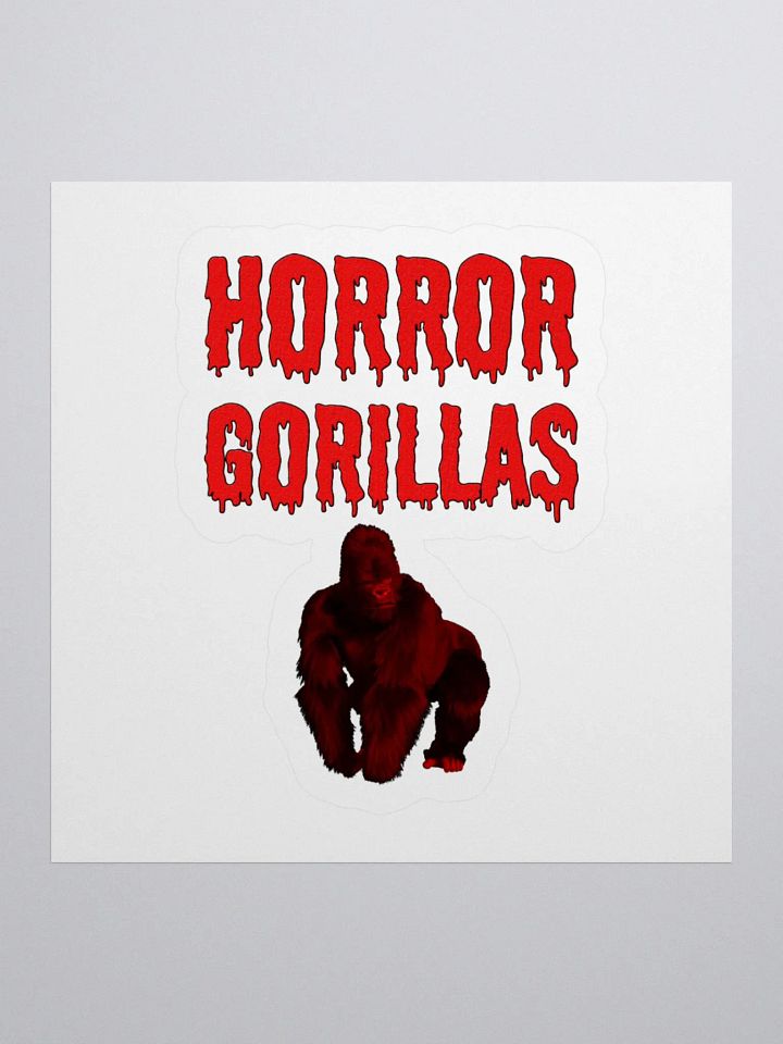 Horror Gorillas V2 Sticker product image (1)