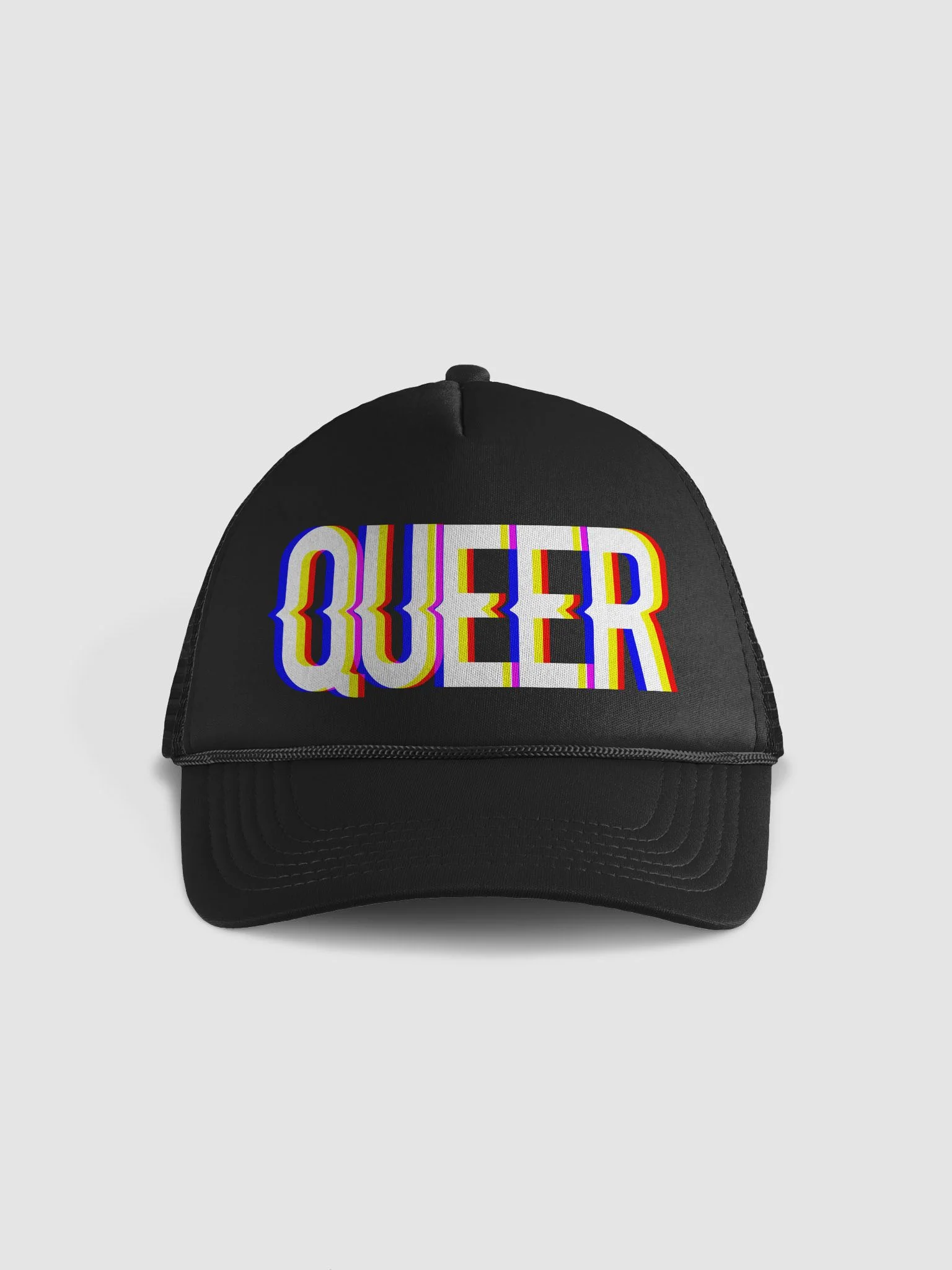 Multi-Layered QUEER Foam Trucker Hat product image (2)