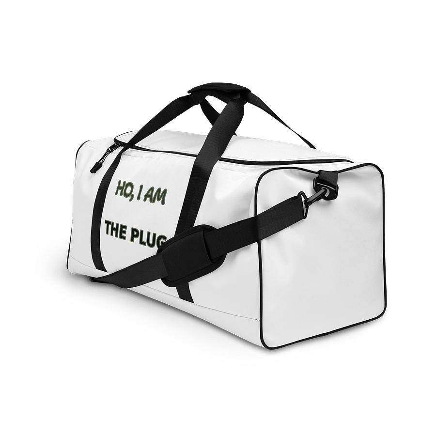HO, I AM THE PLUG All-Over Duffle Bag product image (3)