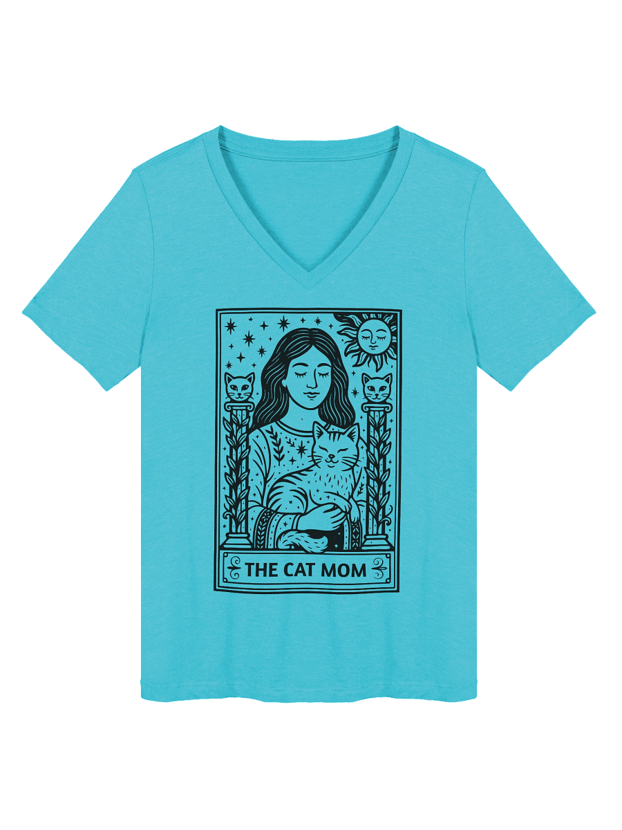✨ “V-Neck Cat Mom Tarot Tee” product image (8)