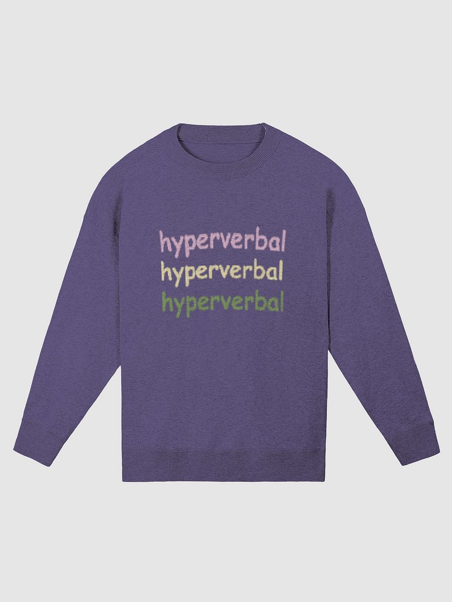 hyperverbal (triple) knitwear relaxed crewneck product image (3)