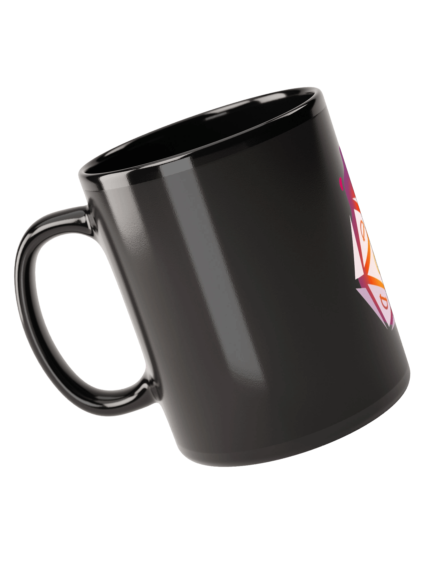 Tasse noir logo DCDD en couleur product image (5)