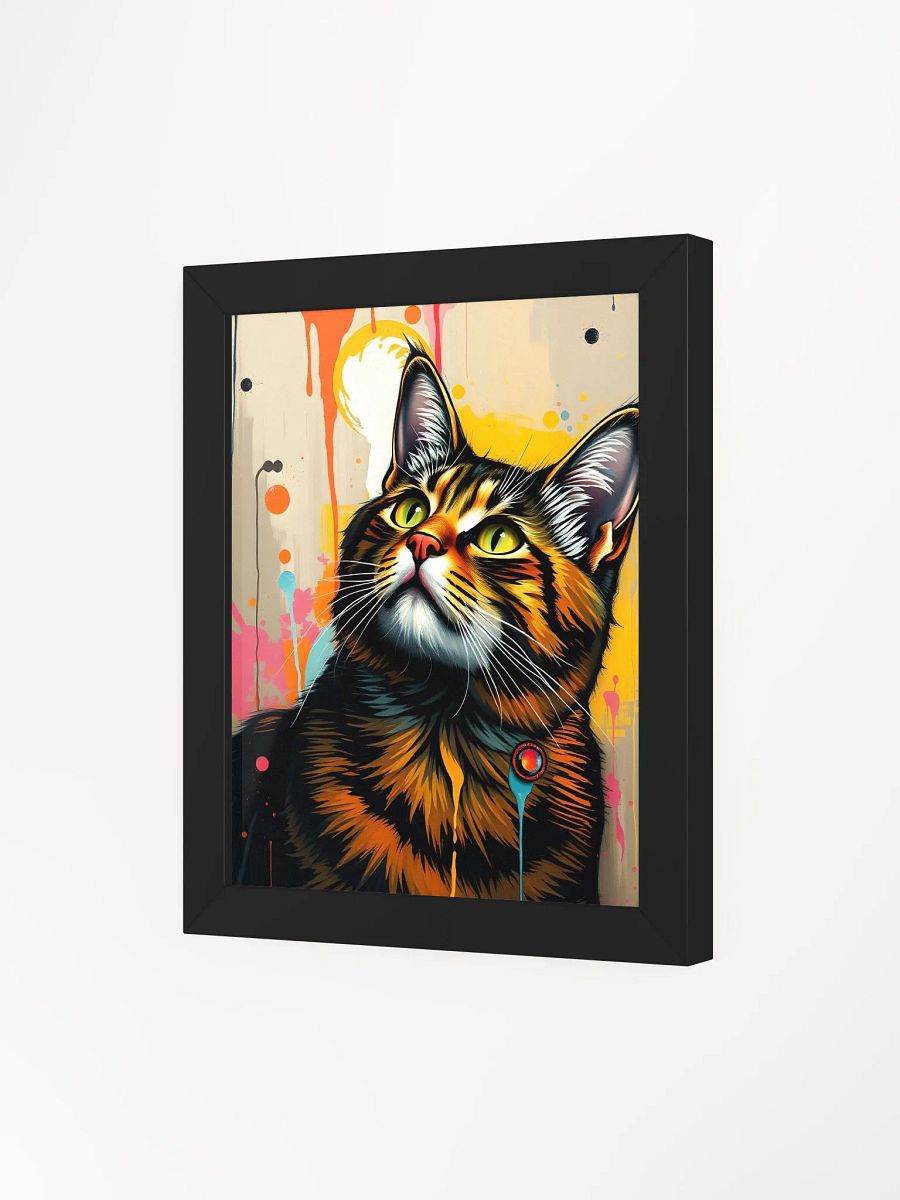 pretty kitty! Vibrant Ayous Wood Framed Poster product image (17)
