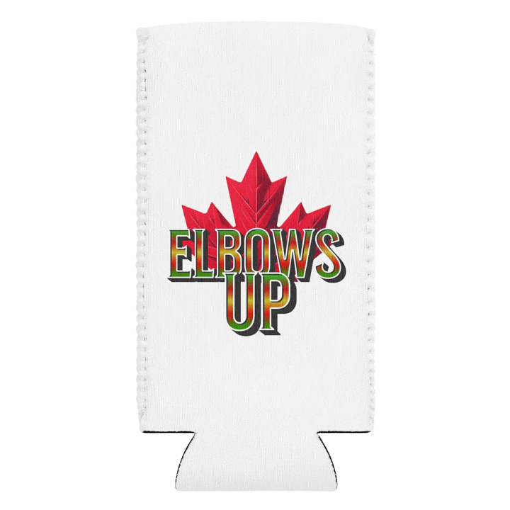 Elbows Up Maple Leaf Gradient Coozie Can Cooler product image (2)