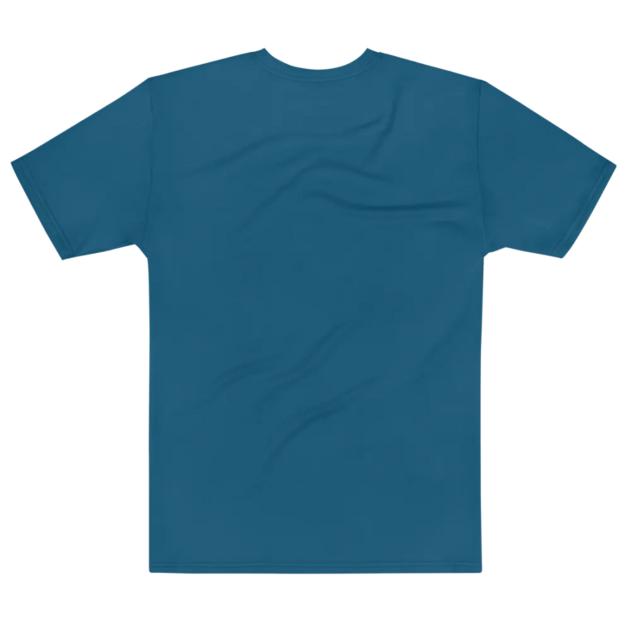 Plain Dark Blue True Summer Men's Crewneck Polyester Heavyweight Premium T-Shirt by Treasure Pie product image (7)