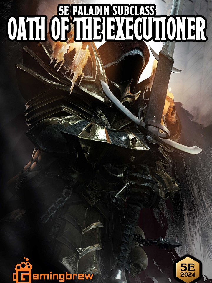 Oath of the Executioner | 5E 24 Paladin Subclass product image (1)