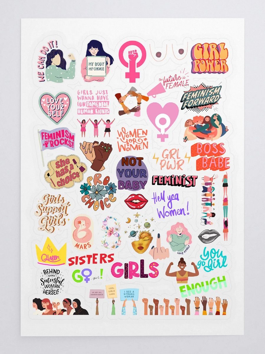 Girl Power Motivational Sticker Sheet product image (3)