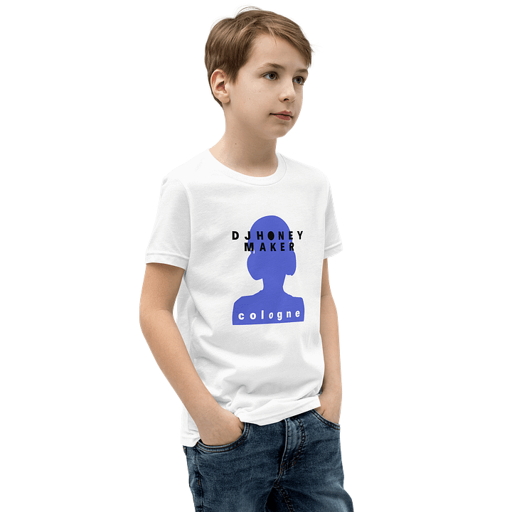 DJHoneyMaker Cologne Youth Short Sleeve T-Shirt product image (2)
