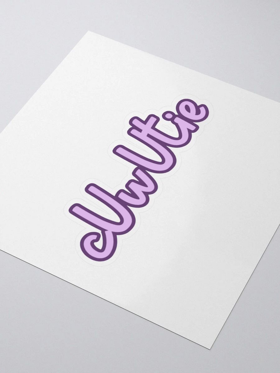 cUwUtie Sticker, Pink product image (9)