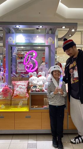Hoppiest early birthday to our cutest model of the day, sporting our flappy bunny hat that lights up!! Her parents are just a...