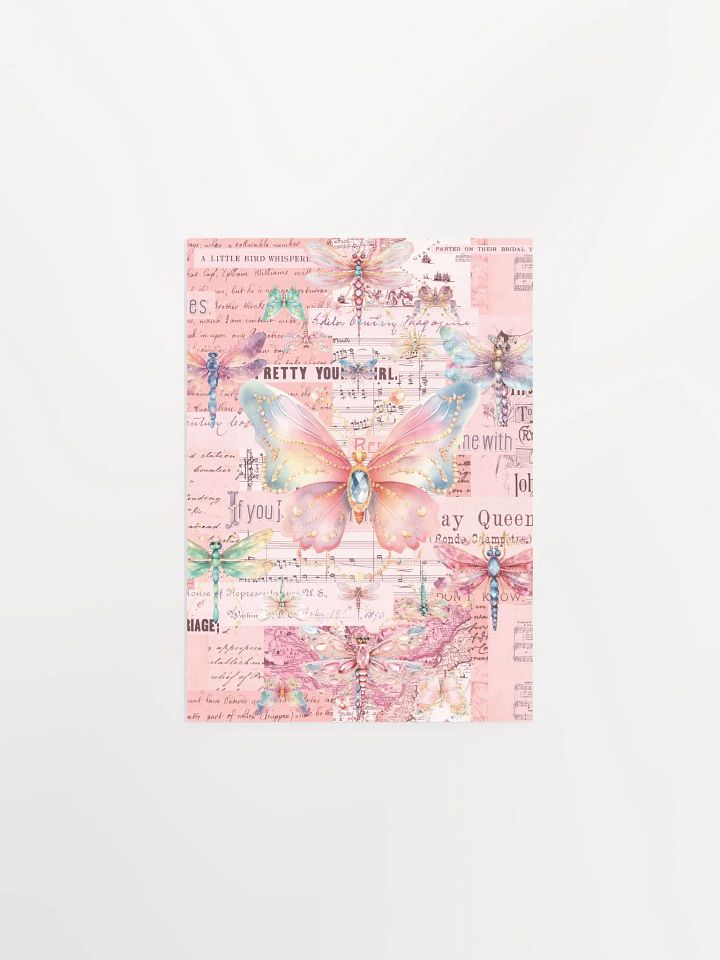 Pink, Butterfly & Dragonfly Ephemera product image (4)