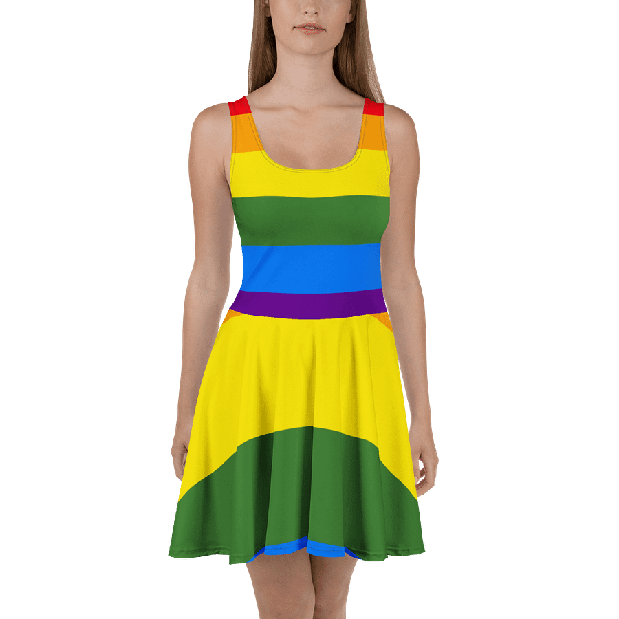 Rainbow Dream All-Over Print Skater Dress product image (2)