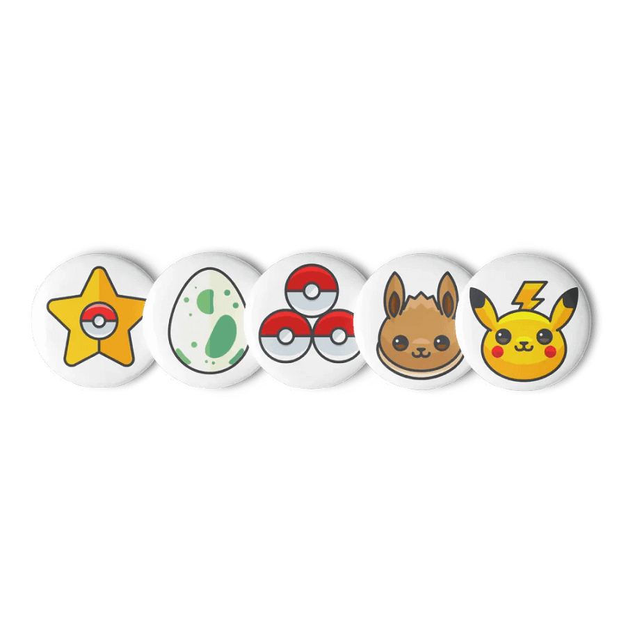 Poke Collab Icon Pins (Set 1) product image (3)