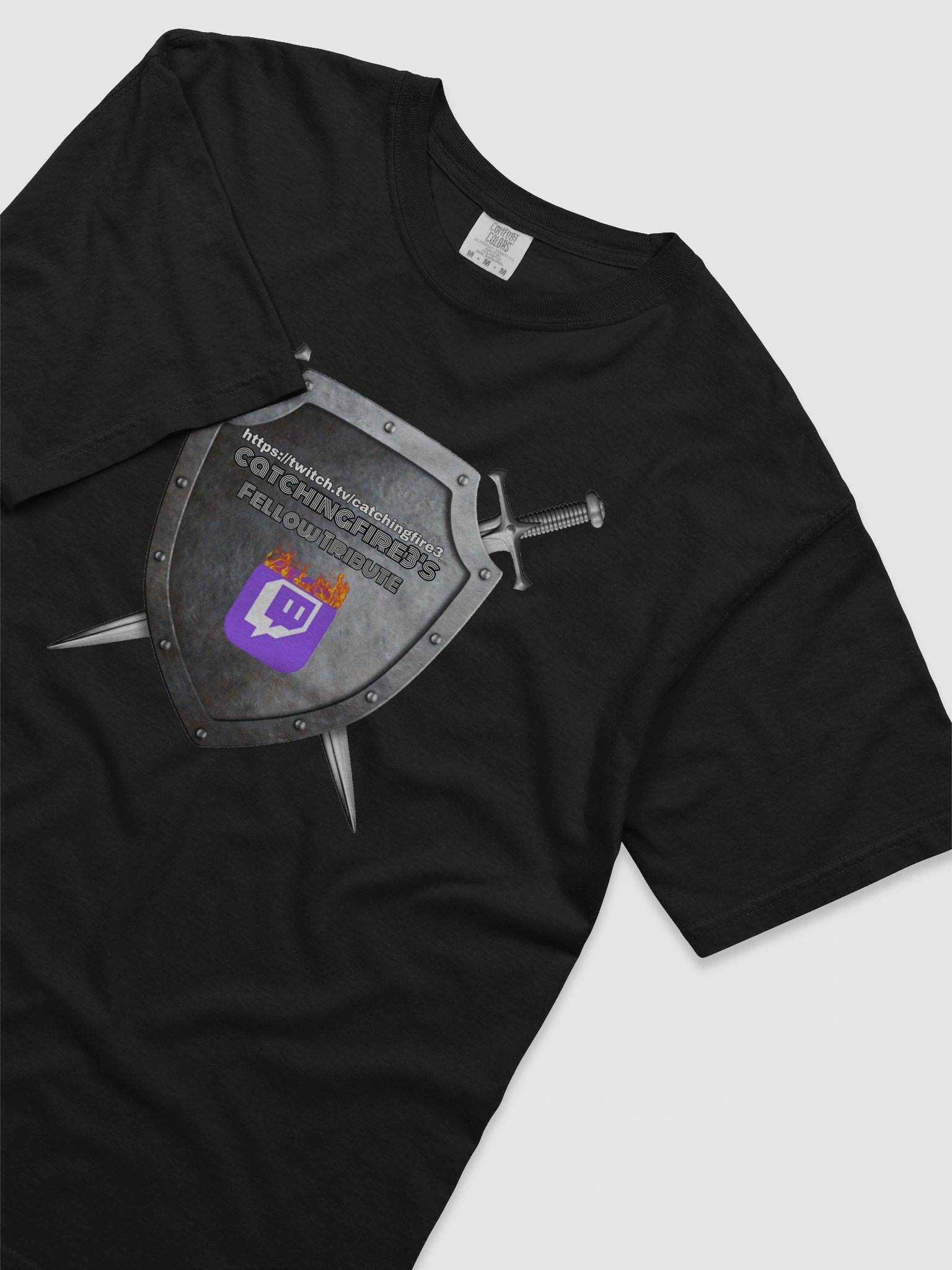 catchingfire3 Twitch fan Heavyweight T-Shirt product image (3)