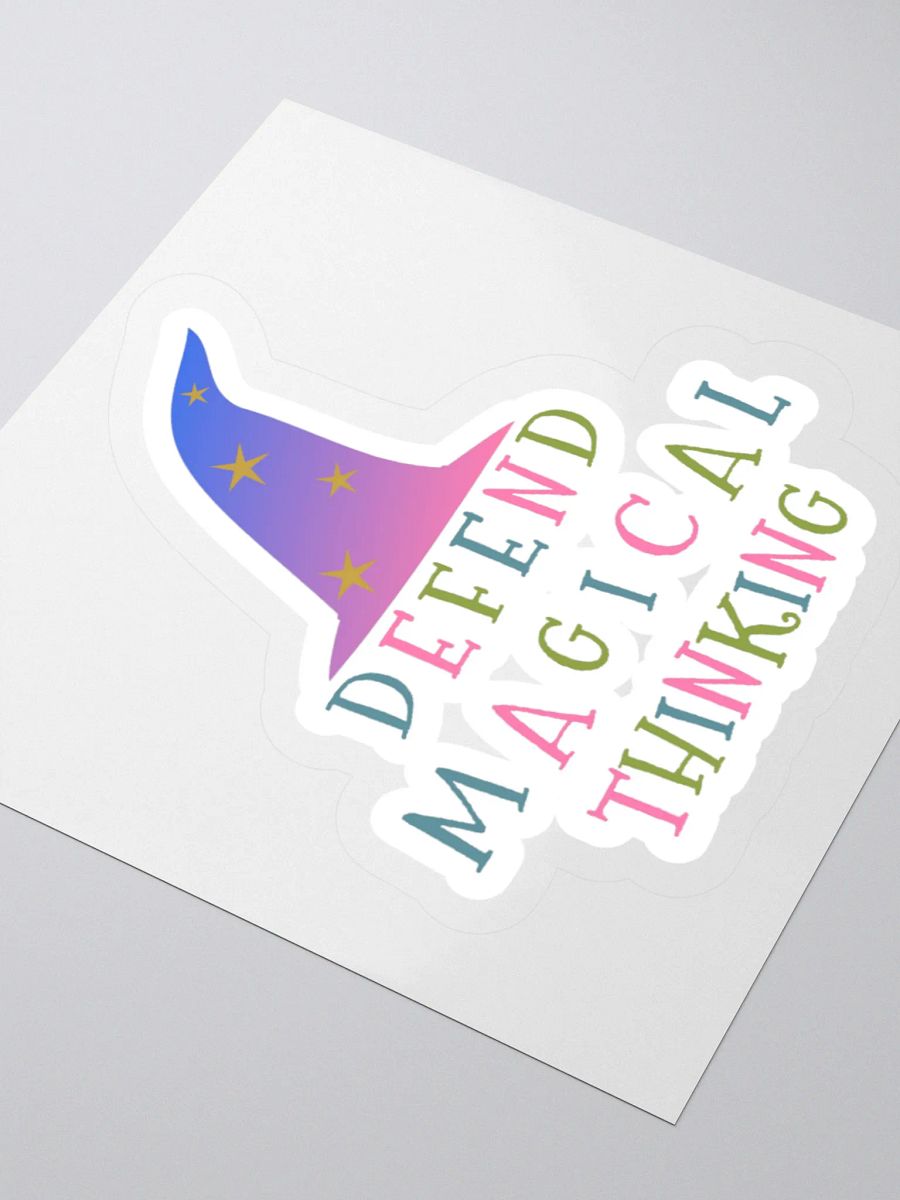 Defend Magical Thinking Sticker product image (7)