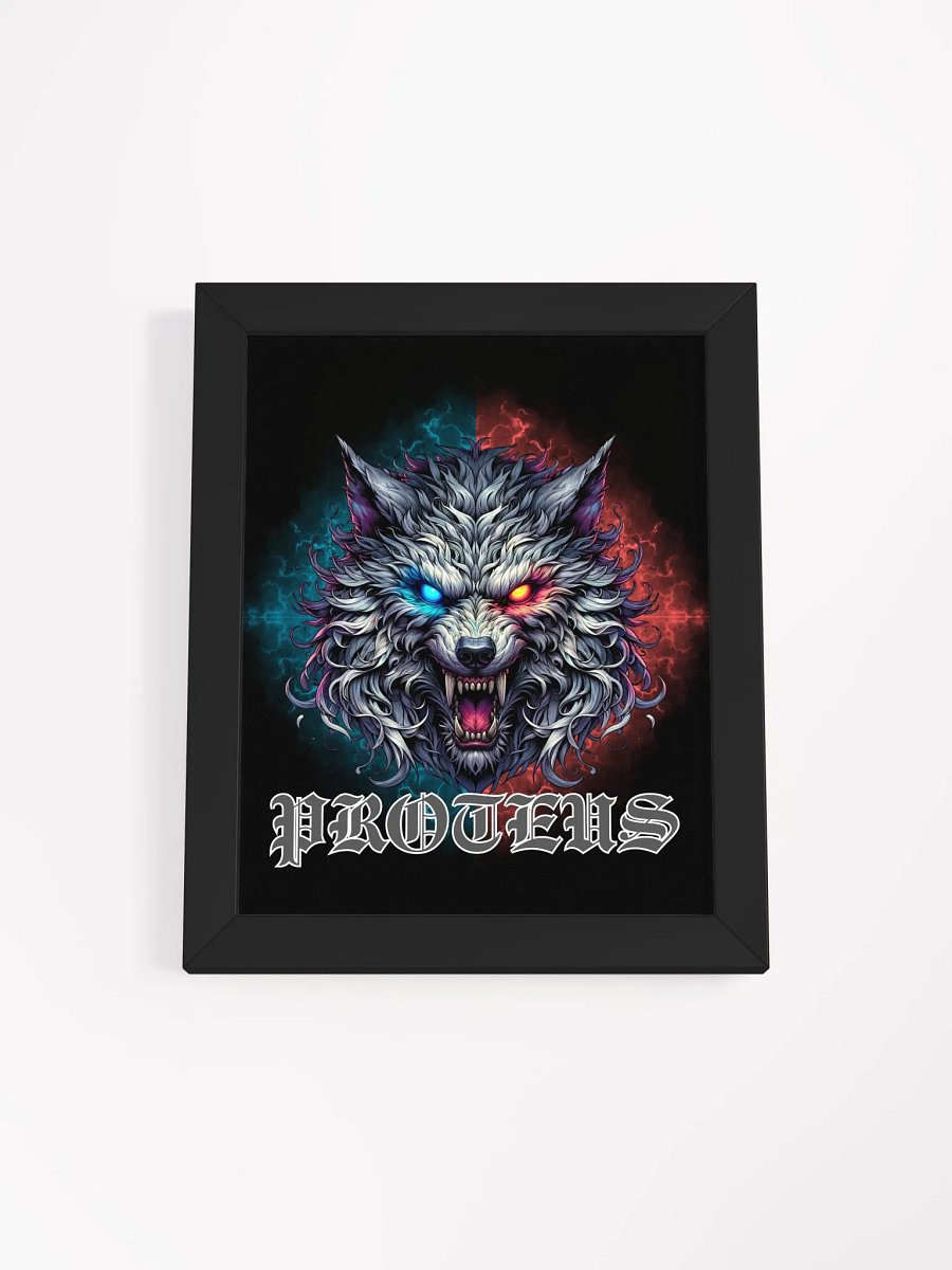 PROTEUS - Glowing Wolf Framed Poster product image (2)