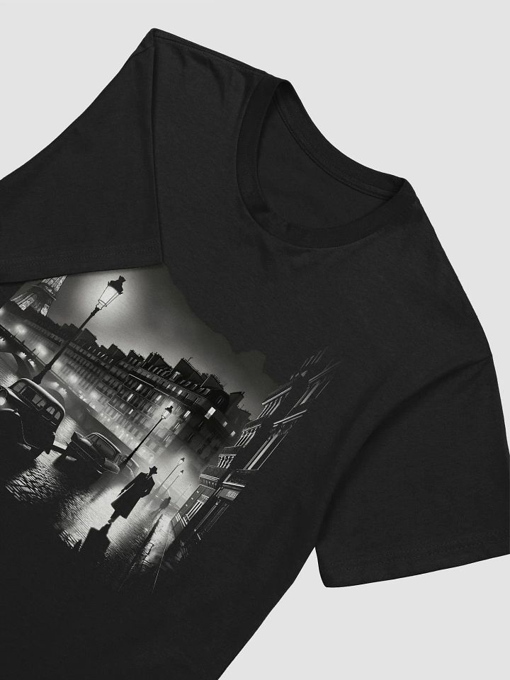Parisian Nights: Vintage Romance Meets Urban Chic (Front Print Mens Tee) product image (2)