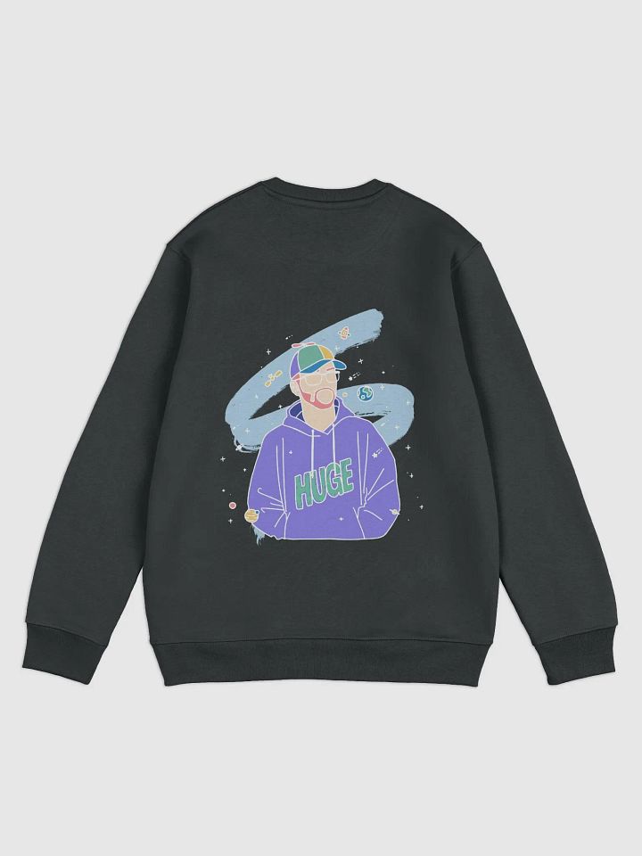 Sweatshirt noir "Espace" product image (2)