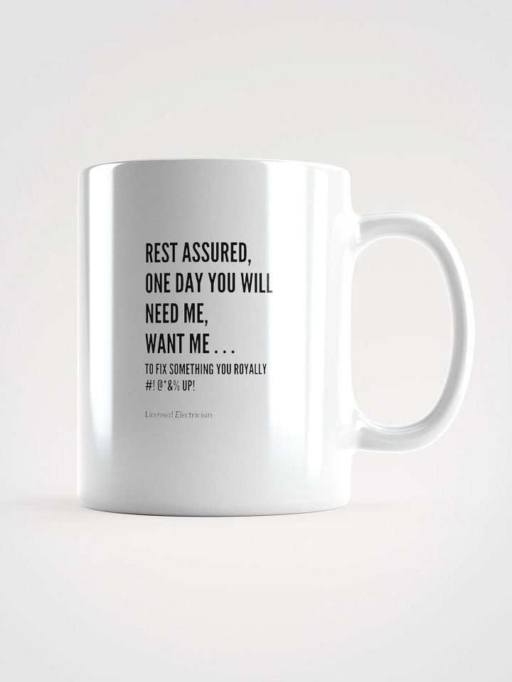 Funny Licensed Electrician's Mug product image (3)