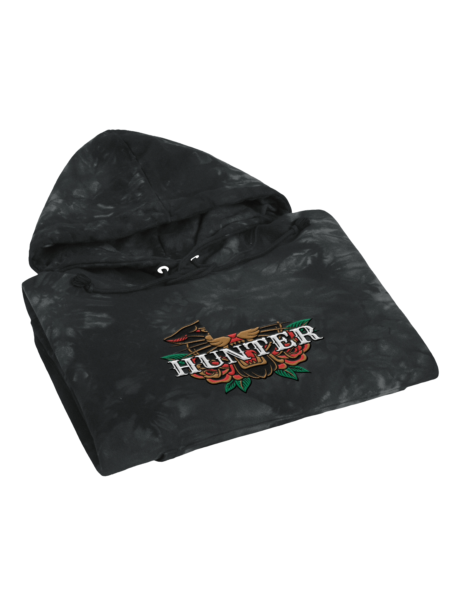 Hunter Tattoo Tie-Dye Embroidered Hoodie product image (8)