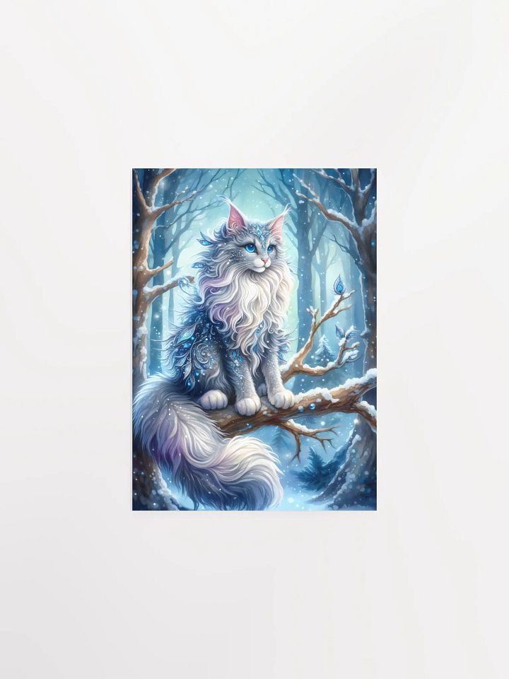 Frosty Feline Poster product image (2)