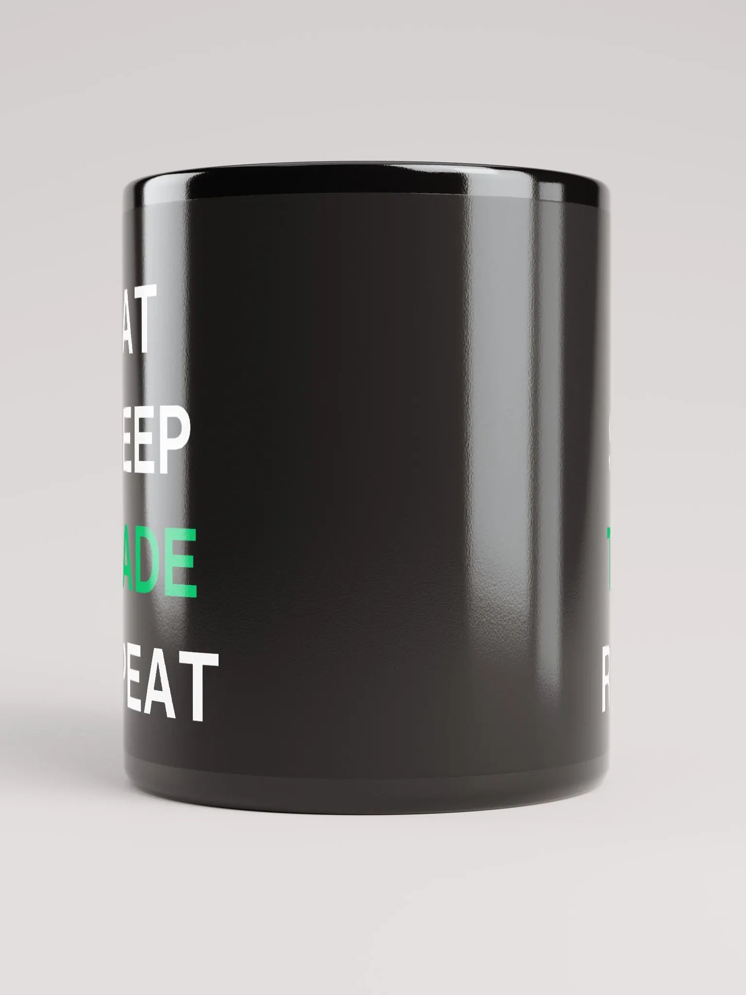 Eat, Sleep, Trade, Repeat Distorted Mug product image (5)