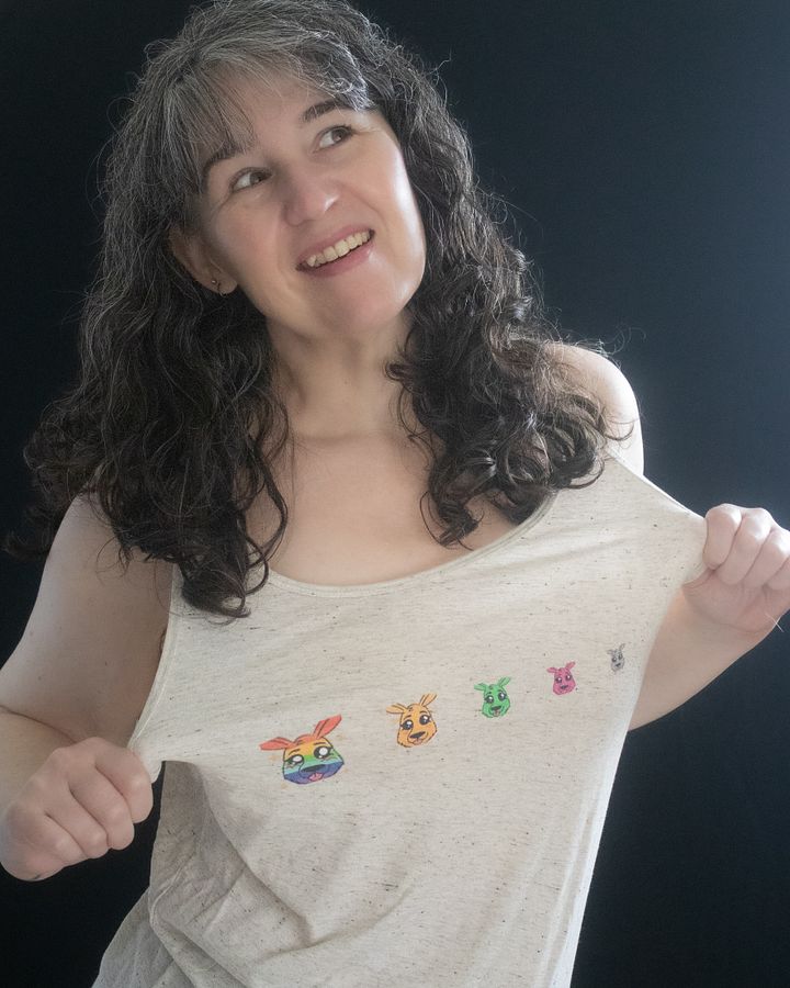 TiaLaughs Roo Badges Singlet Top product image (1)