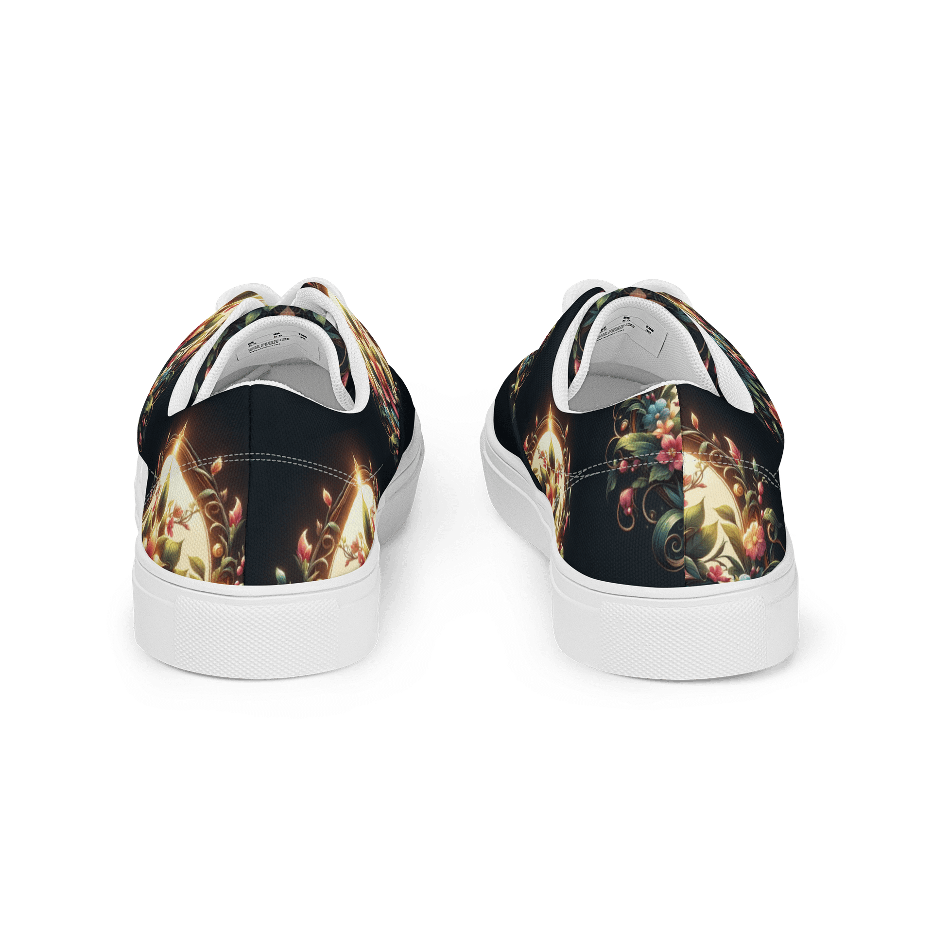 Floral Harmony Lace-Up Canvas Shoes product image (4)
