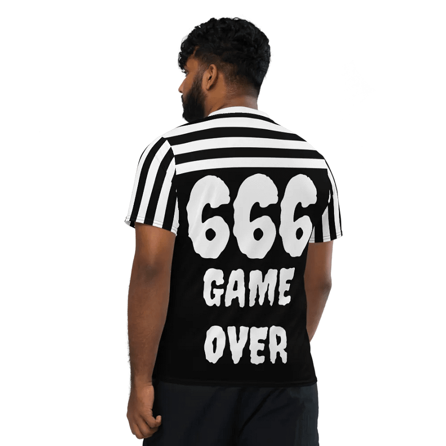 Maltese cross and skull sports jersey product image (2)
