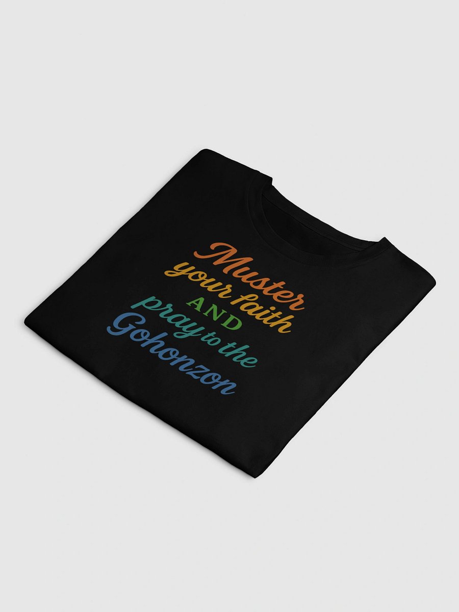 Nichiren Buddhism Crop Top – “Muster Your Faith and Pray to the Gohonzon” – AS Colour Women’s Premium Cotton Tee product image (8)