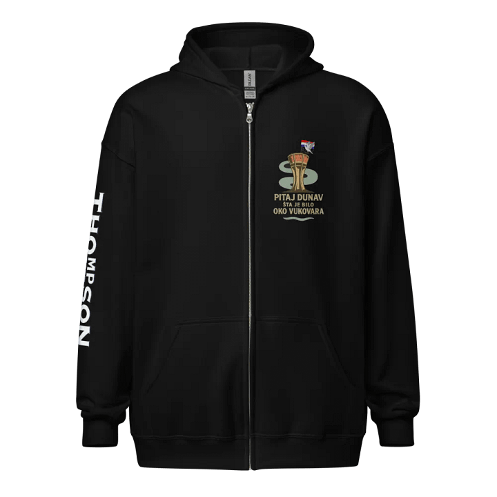 Thompson Pitaj Dunav Šta Je Bilo Zip Hoodie product image (1)