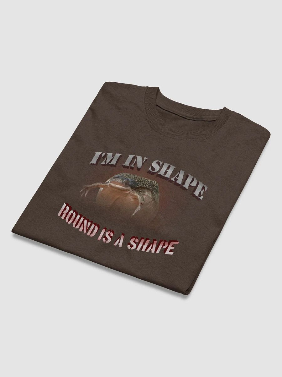 I'm in shape... round is a shape frog T-shirt product image (3)