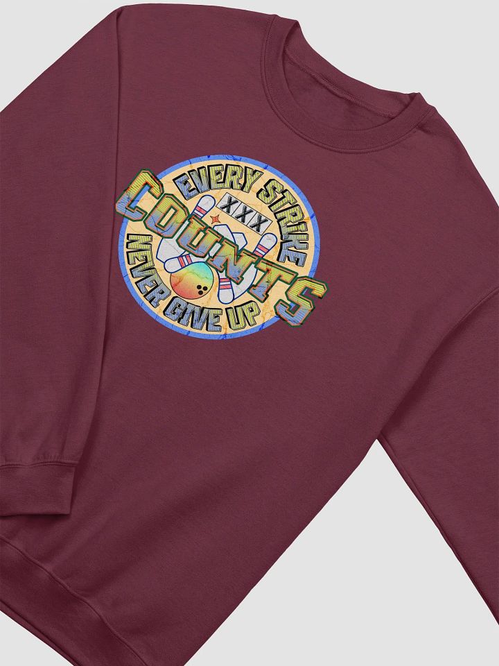 Every Strike Counts Bowling Vintage Crewneck product image (10)