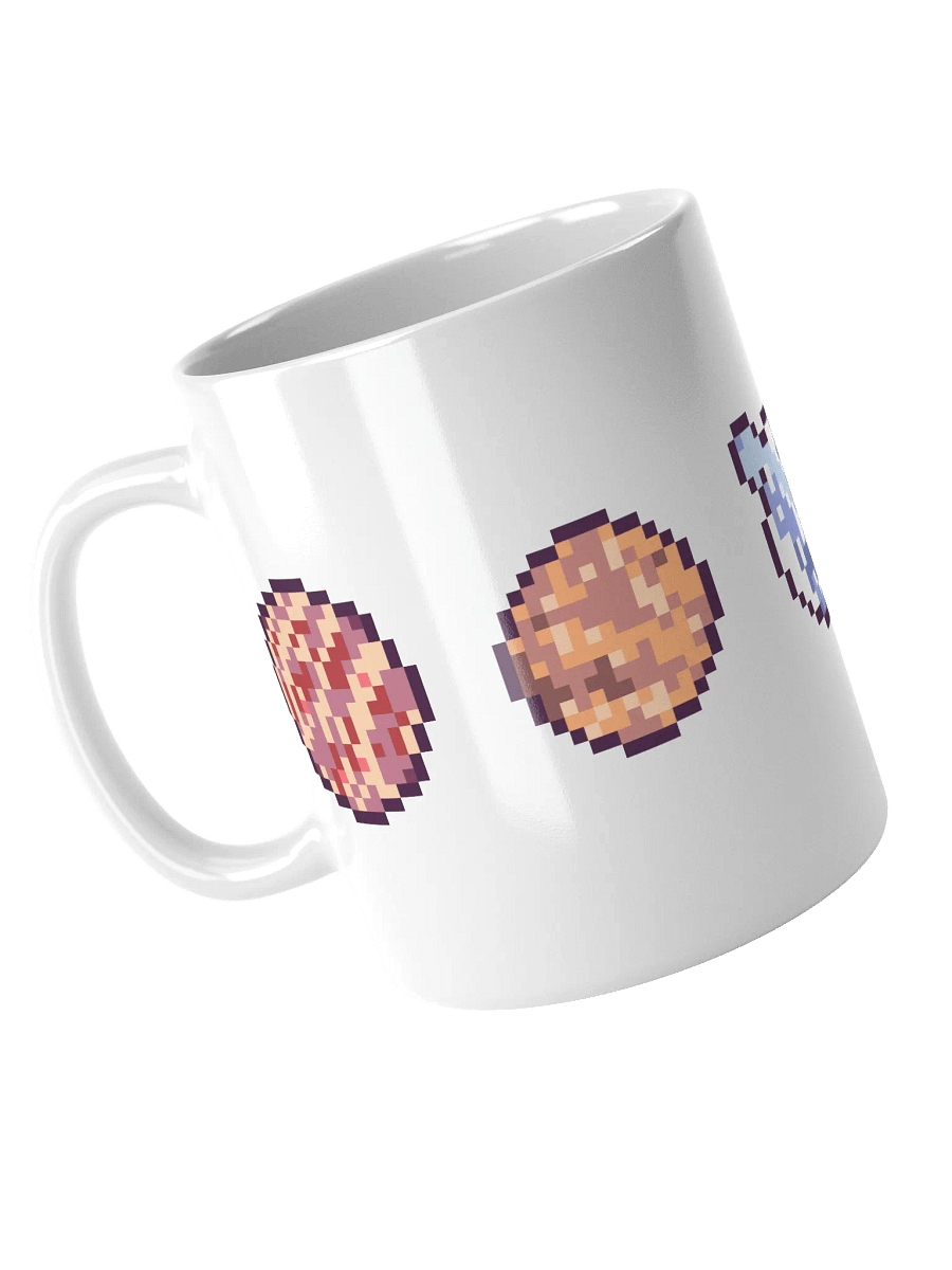 Pixel Planets White Mug product image (3)