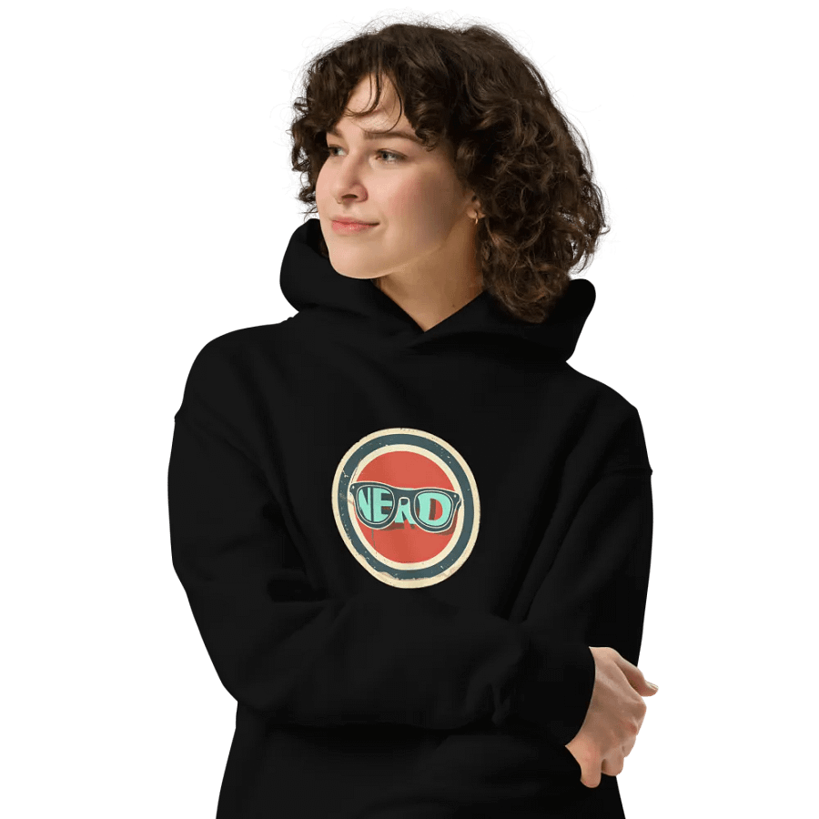 Vintage Nerd Premium Oversized Hoodie product image (4)