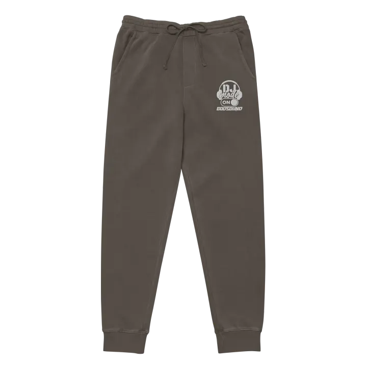 DJ Independent Trading Co. Pigment Dyed Joggers in Black product image (2)