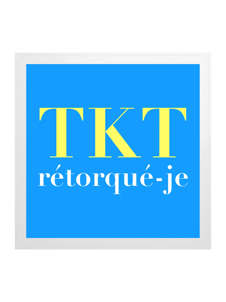 TKT • No Worries Classic Edition Sticker product image (1)