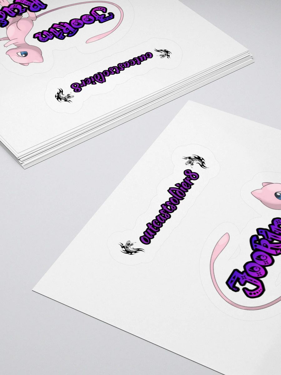 Jookin Rude Cat Kiss Cut Stickers product image (16)