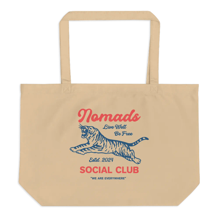 NSC Retro Leaping Tiger Organic Tote product image (1)