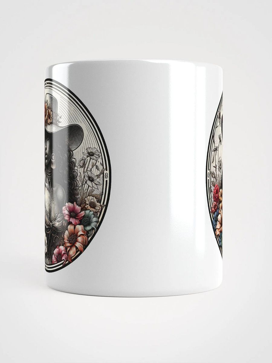 Floral Muse White Glossy Mug product image (4)
