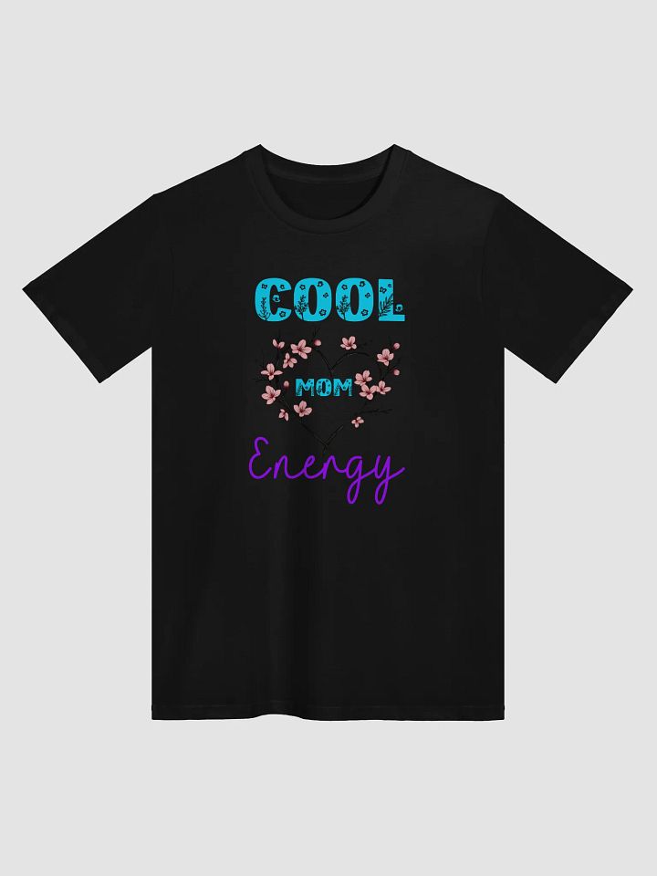 Cool Mom Energy Floral Heart T-Shirt product image (2)