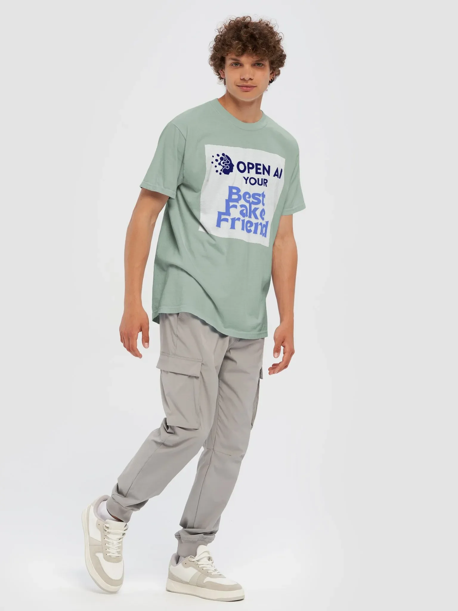 AI Best Friend Graphic Tee product image (7)