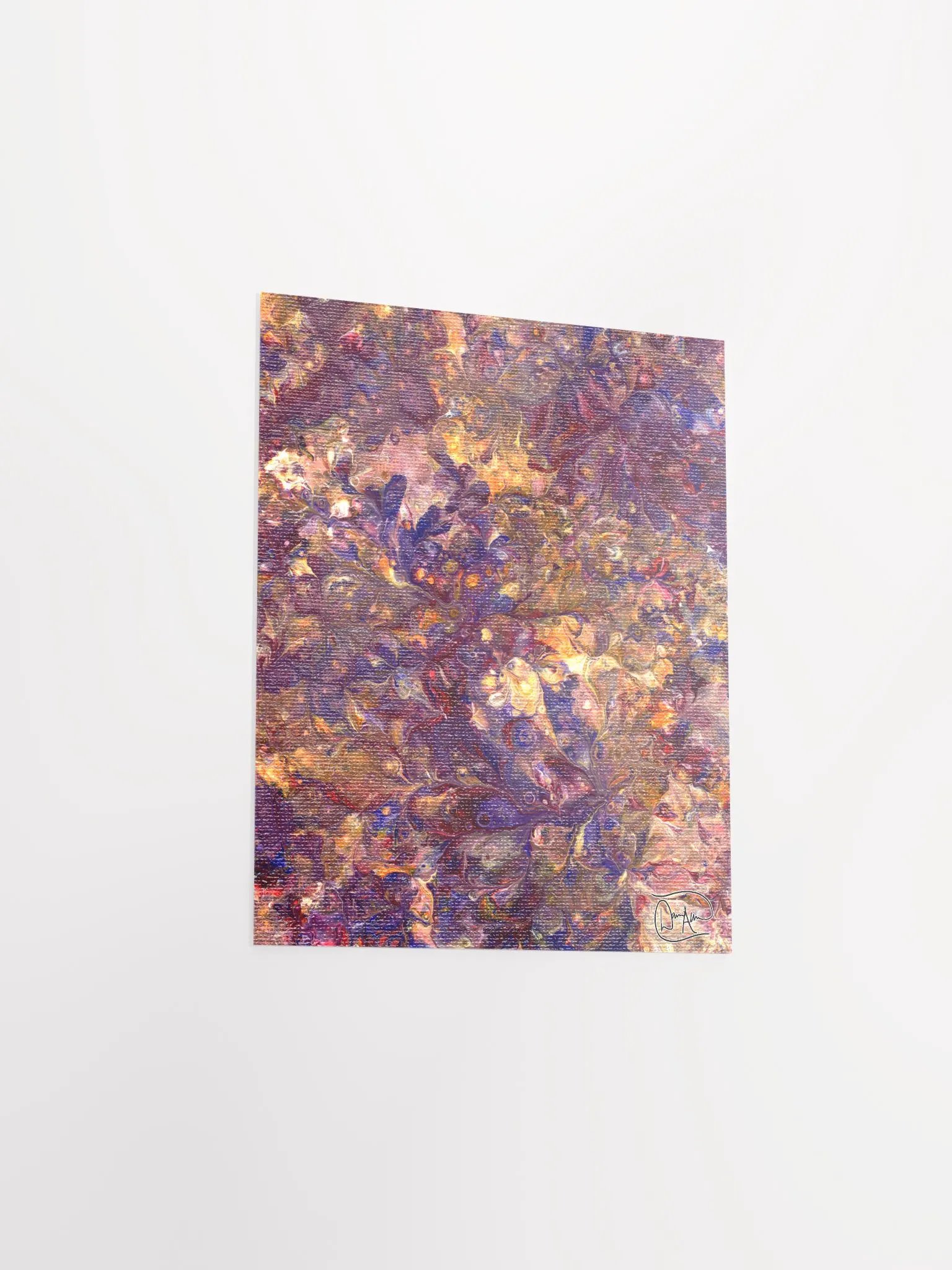 Victorian Flowers Fluid Acrylic Print product image (3)