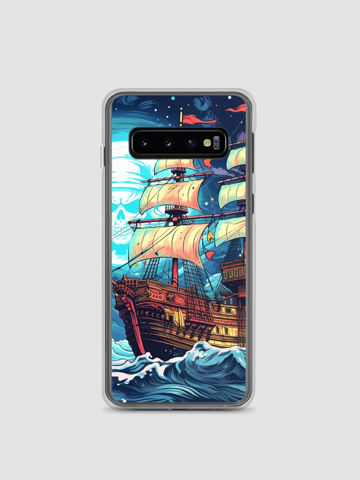Pirate Ship Sailing Samsung Galaxy Phone Case - Nautical Adventure Design, Durable Protection product image (1)