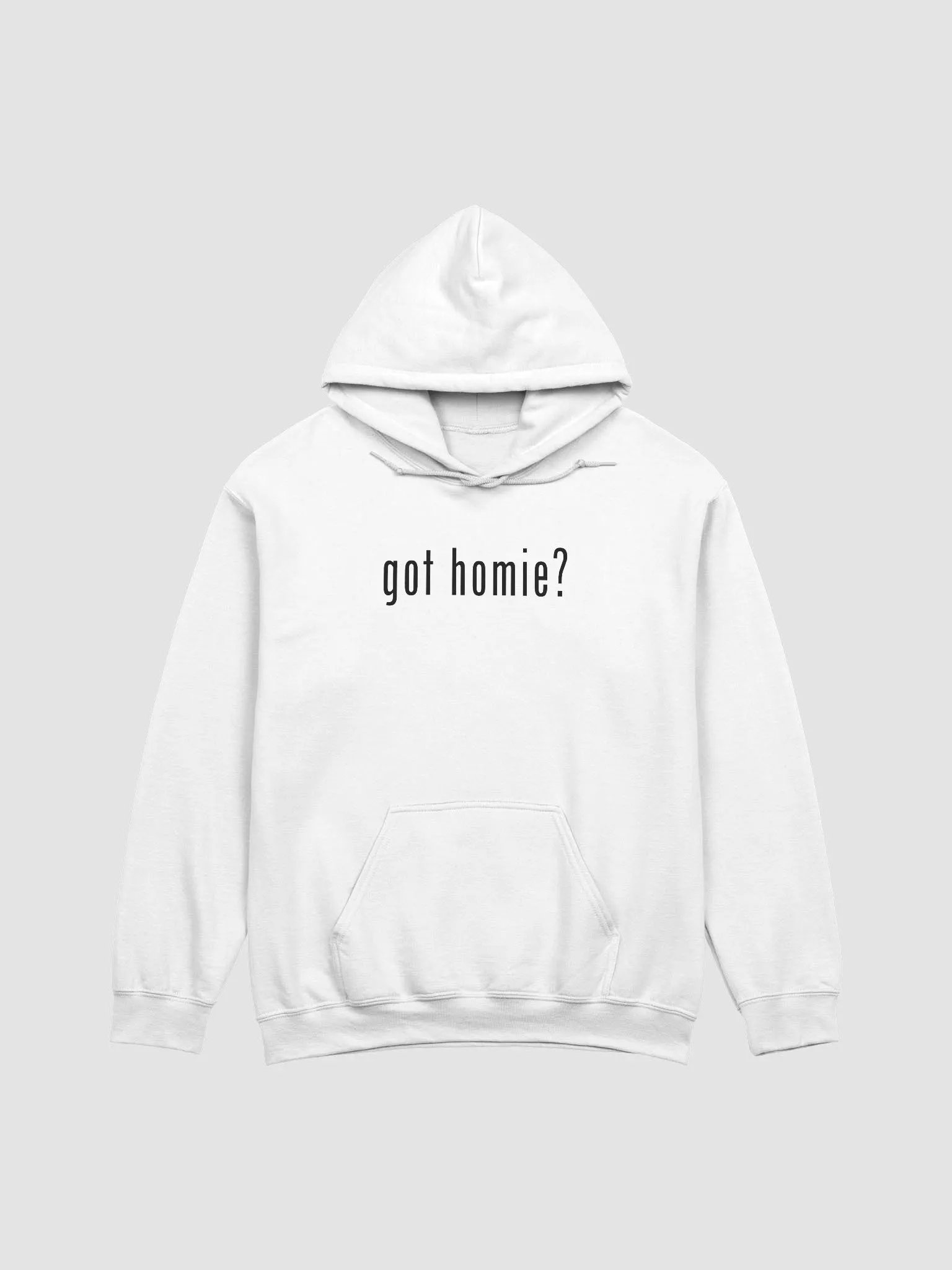 MISSING NOT LIVE HOODIE (WHITE) product image (1)