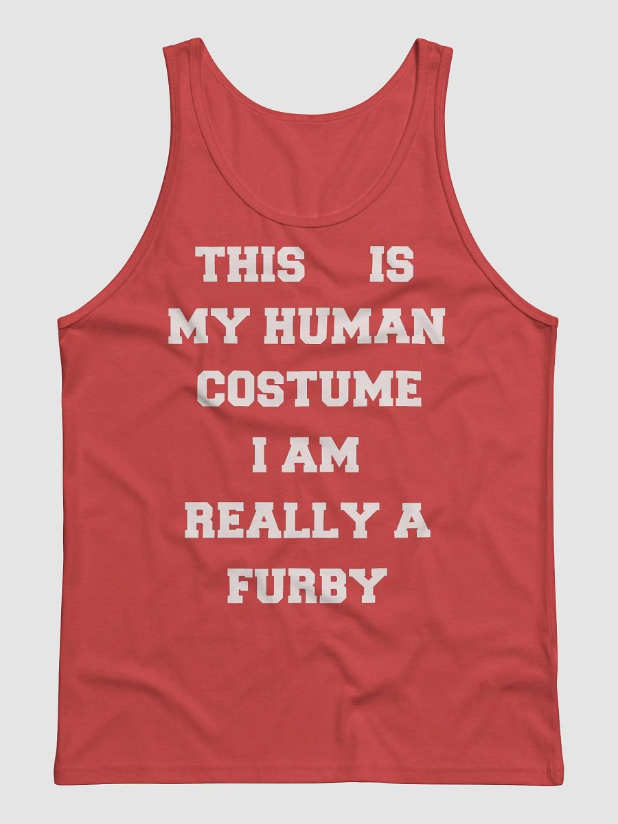 Human costume Furby edition jersey tank top product image (2)