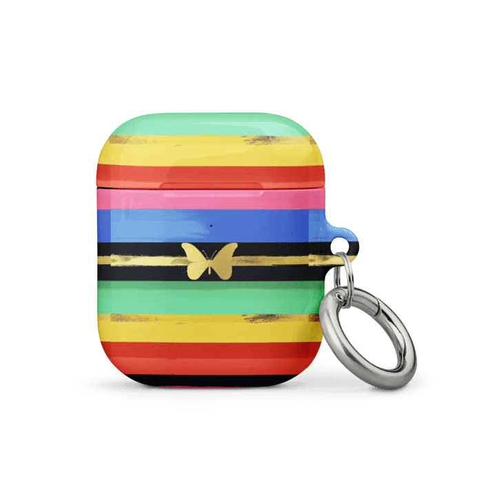 Gold Butterfly Shades of AirPods Case product image (1)